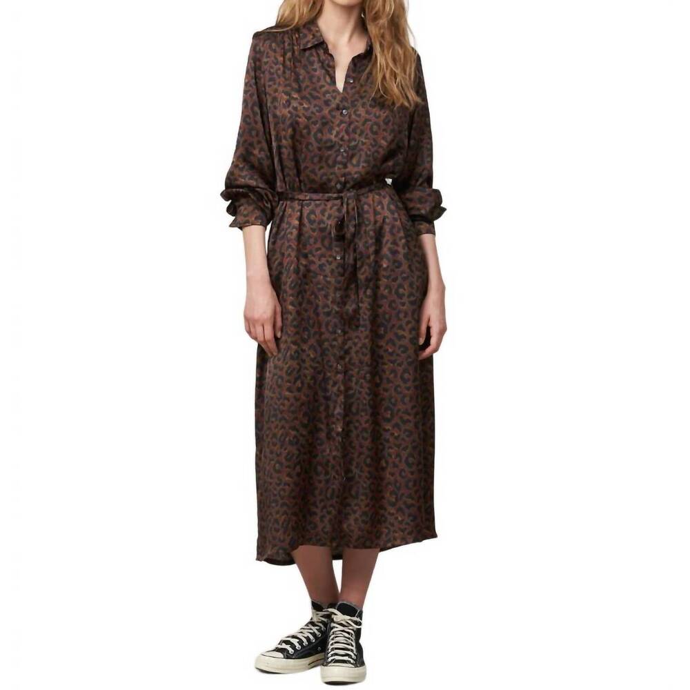 NEW HARTFORD revelation dress in brown